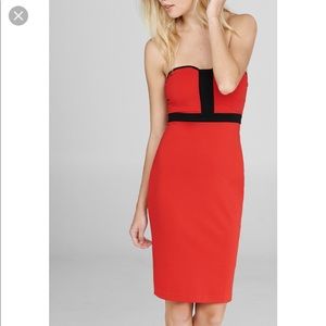 Express strapless dress